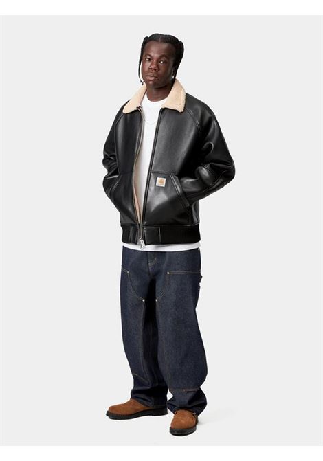 giacca shepton uomo nera CARHARTT WIP | I0359741LM.XX